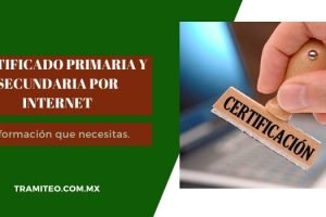 Imprimir certificado de secundaria y primaria por Internet