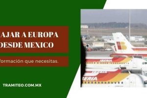 Viajar a Europa desde México